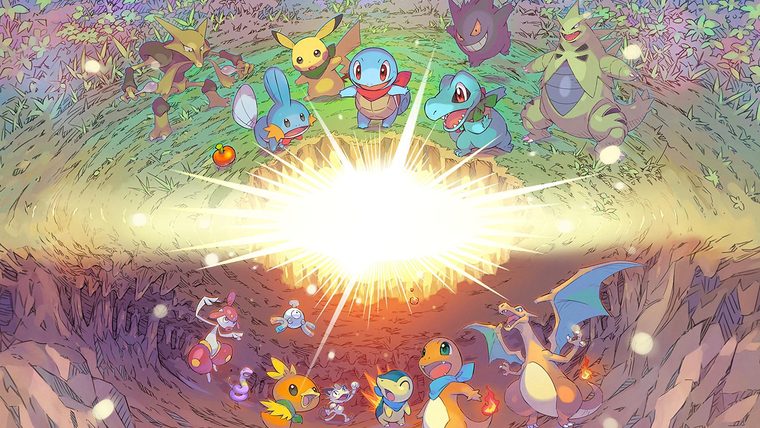 Pokémon Mystery Dungeon: Rescue Team DX – Produktabbildung
