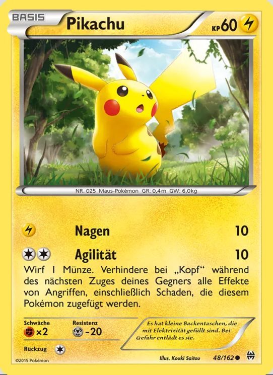 Pokémon – Sammelkarten-Lot »Elektro«, 15 Karten – Produktabbildung