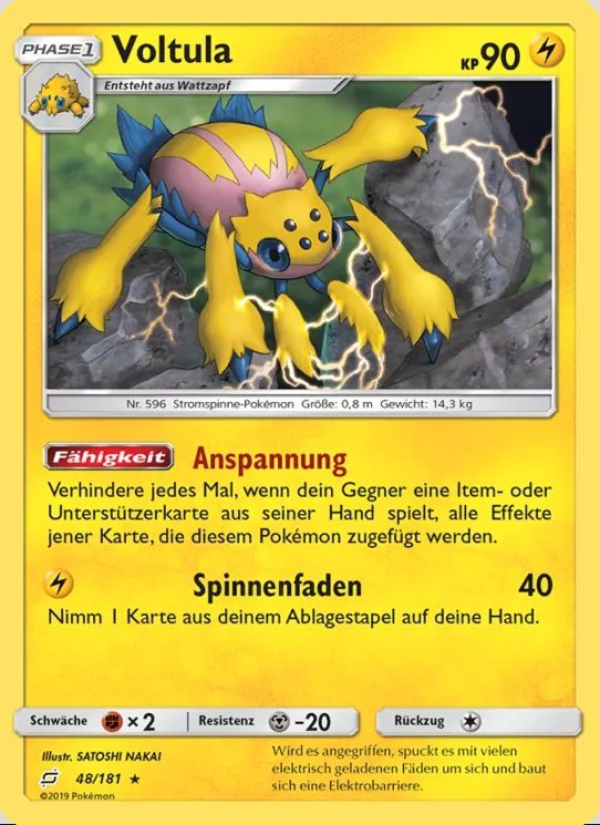 Pokémon – Sammelkarten-Lot »Elektro«, 15 Karten – Ansicht 2