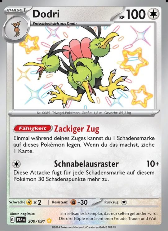 Pokémon – Sammelkarten-Lot »Farblos«, 7 Karten – Ansicht 2