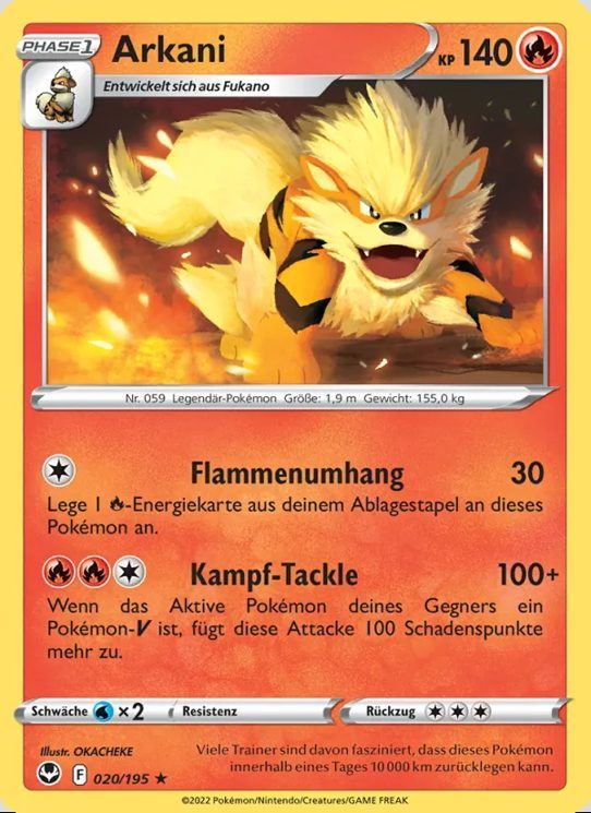 Pokémon – Sammelkarten-Lot »Feuer«, 27 Karten – Produktabbildung