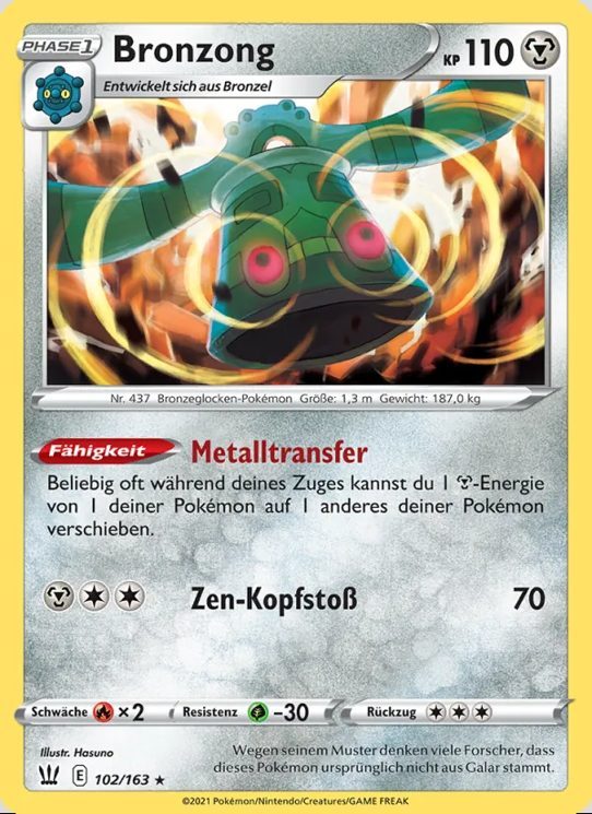 Pokémon – Sammelkarten-Lot »Metall«, 6 Karten – Ansicht 3