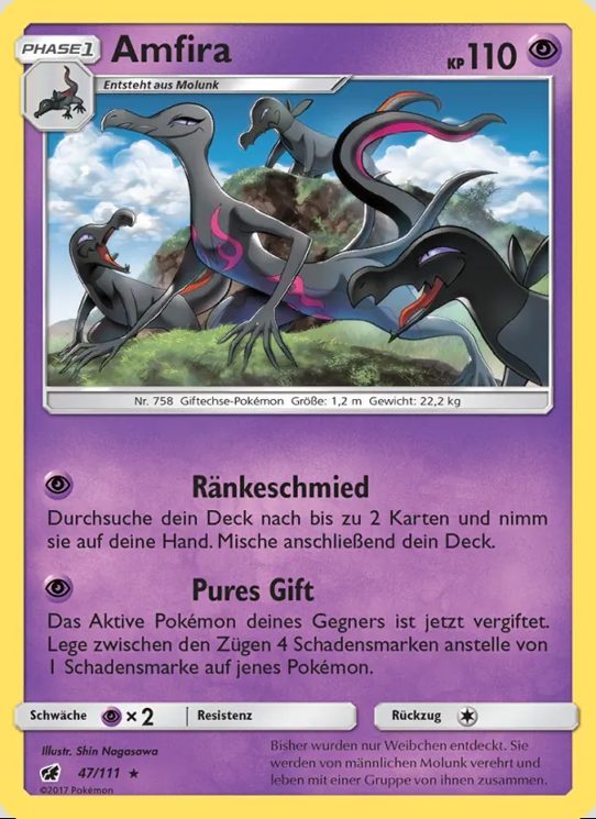 Pokémon – Sammelkarten-Lot »Psycho«, 9 Karten – Produktabbildung